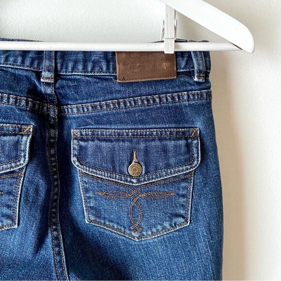 Ralph Lauren Boot Cut Jeans with Button Flap Pockets Size 2 - Picture 4 of 6